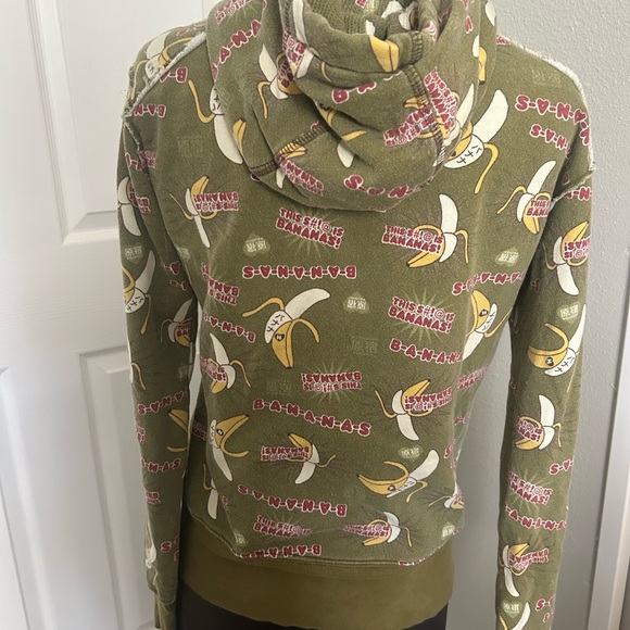 Harajuku lovers - Vintage lamb Gwen stefani bananas hoodie S - Picture 3 of 6